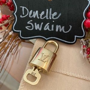 Authentic LV Louis Vuitton Lock and Key #318